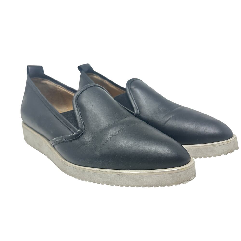 Everlane The Leather‎ Street Shoe Flat Slip-On Pointed Toe Black Size 9.5